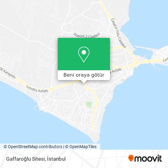 Gaffaroğlu Sitesi harita
