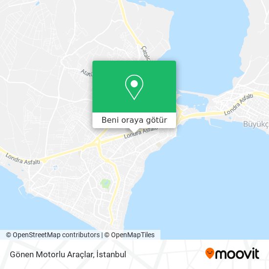 Gönen Motorlu Araçlar harita