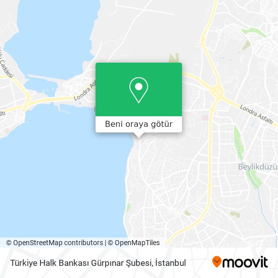 Türkiye Halk Bankası Gürpınar Şubesi harita