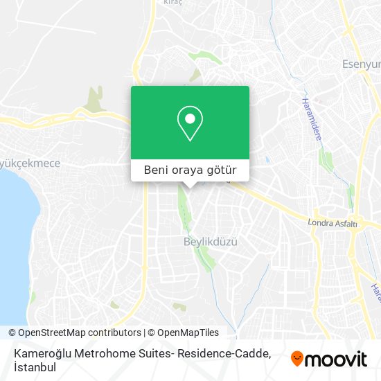 Kameroğlu Metrohome Suites- Residence-Cadde harita