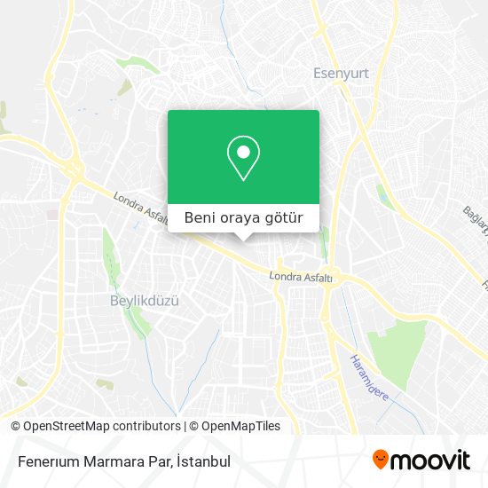 Fenerıum Marmara Par harita