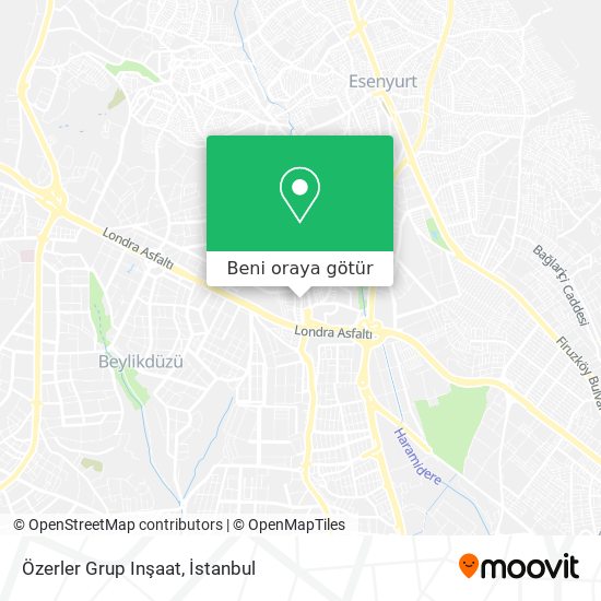 Özerler Grup Inşaat harita