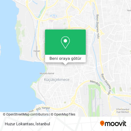 Huzur Lokantası harita