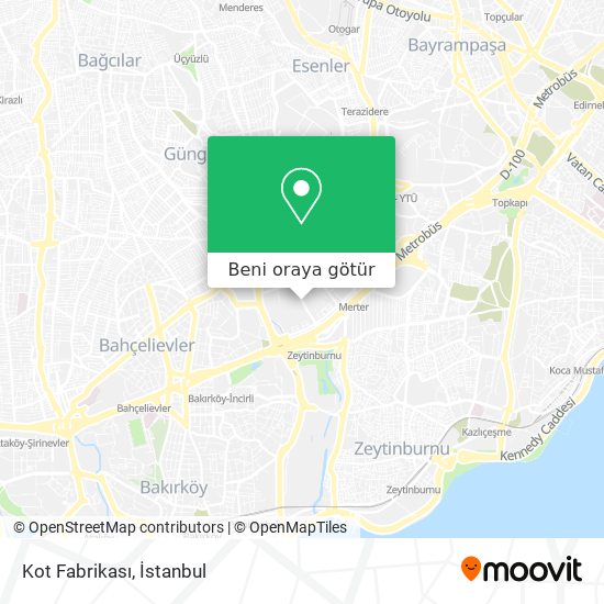 Kot Fabrikası harita
