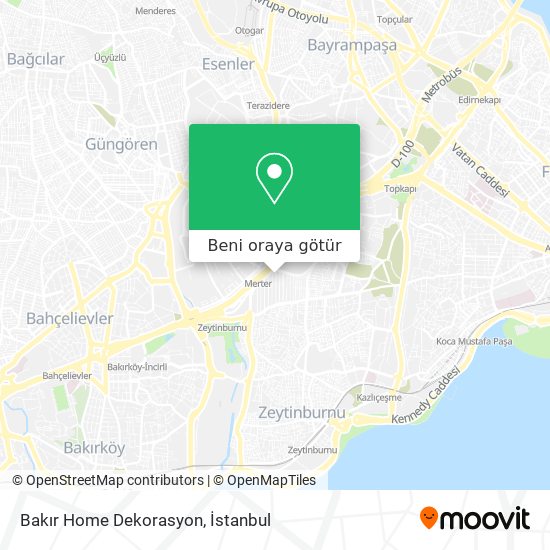 Bakır Home Dekorasyon harita