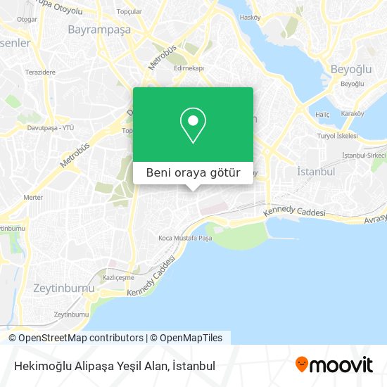 Hekimoğlu Alipaşa Yeşil Alan harita