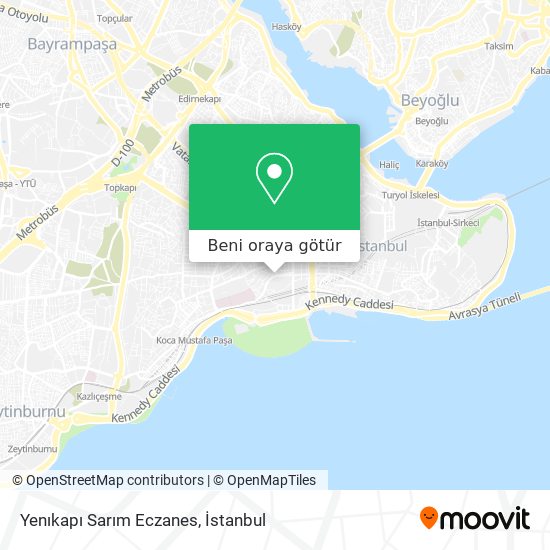 Yenıkapı Sarım Eczanes harita