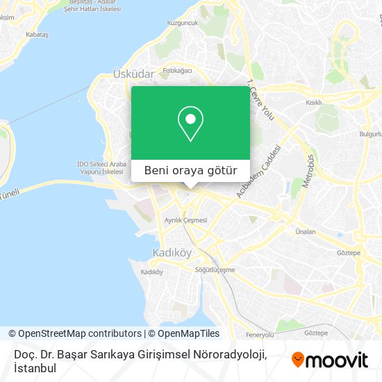 Doç. Dr. Başar Sarıkaya Girişimsel Nöroradyoloji harita