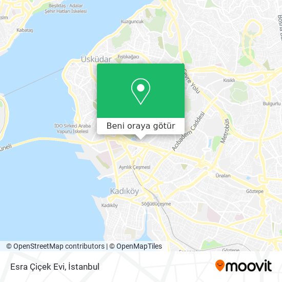 Esra Çiçek Evi harita