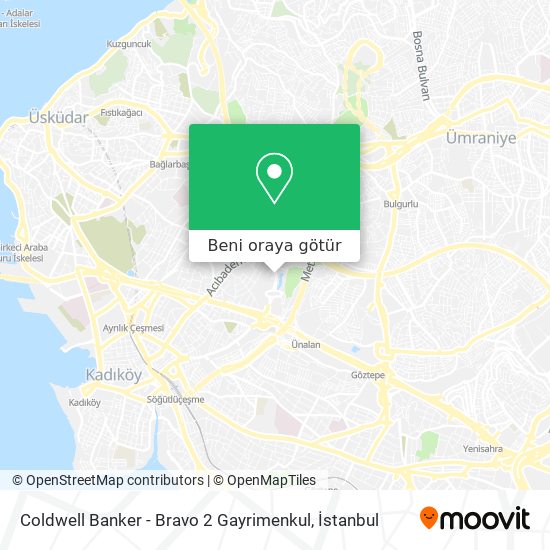 Coldwell Banker - Bravo 2 Gayrimenkul harita