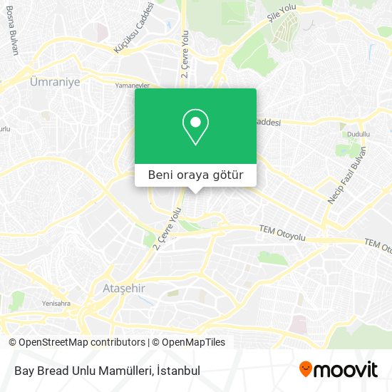 Bay Bread Unlu Mamülleri harita