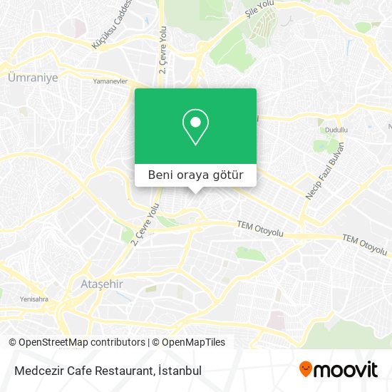 Medcezir Cafe Restaurant harita