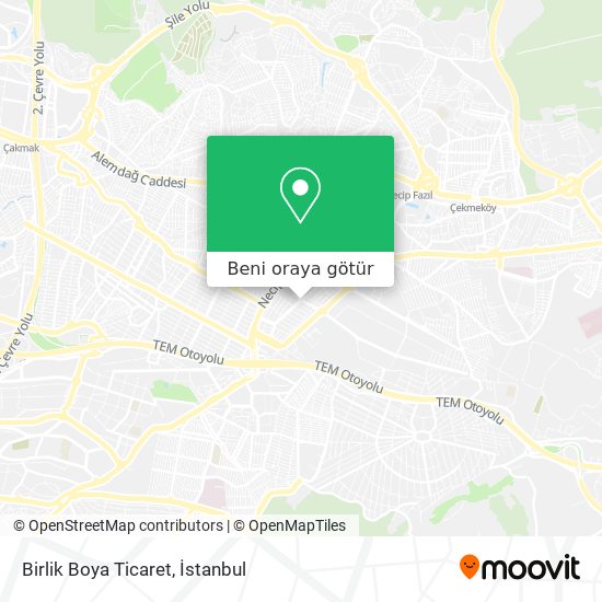 Birlik Boya Ticaret harita