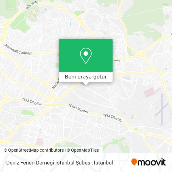 Deniz Feneri Derneği Istanbul Şubesi harita