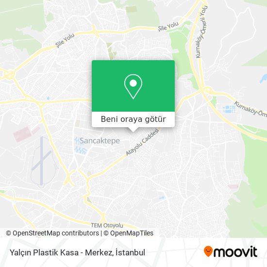 Yalçın Plastik Kasa - Merkez harita