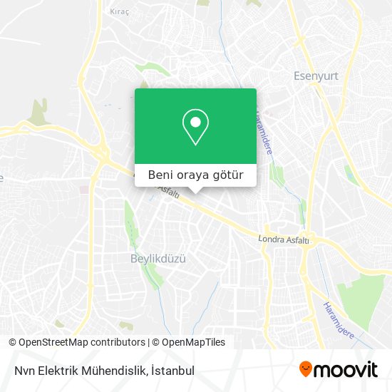 Nvn Elektrik Mühendislik harita