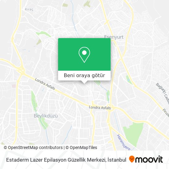 Estaderm Lazer Epilasyon Güzellik Merkezi harita