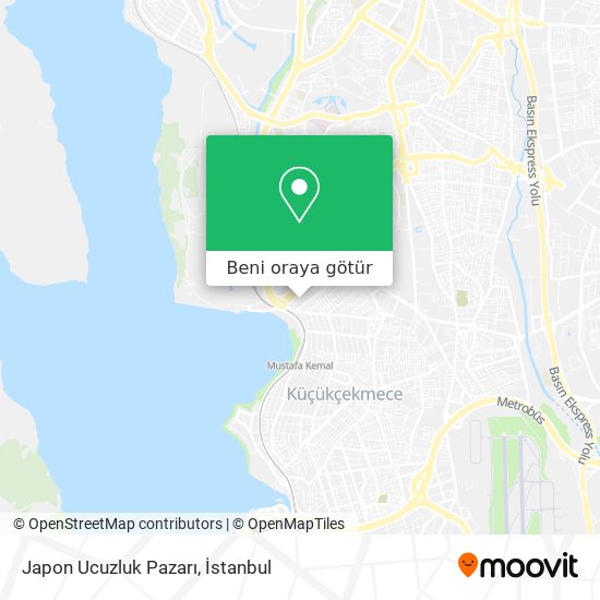 Japon Ucuzluk Pazarı harita