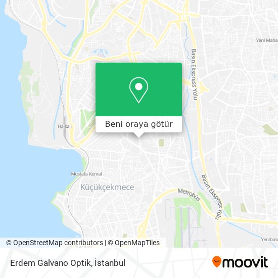 Erdem Galvano Optik harita