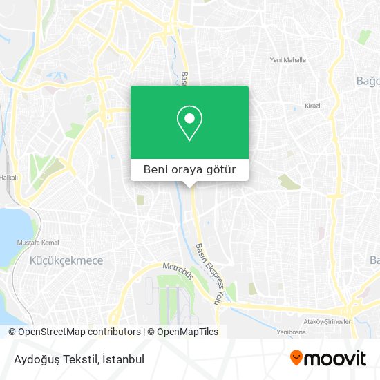 Aydoğuş Tekstil harita
