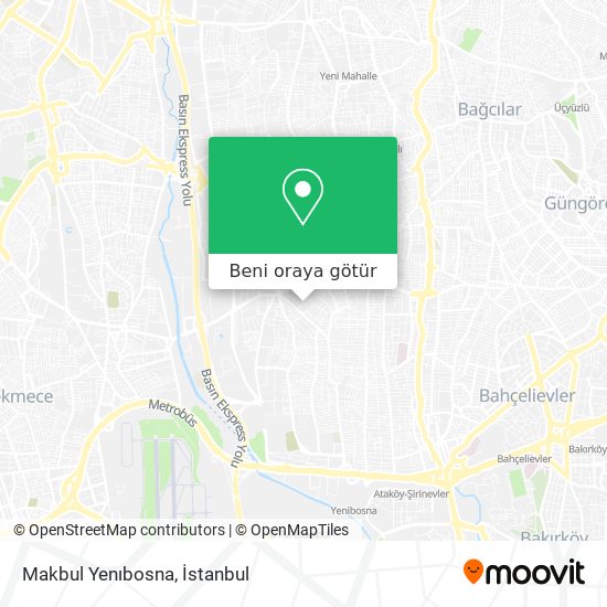 Makbul Yenıbosna harita