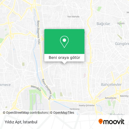 Yıldız Apt harita