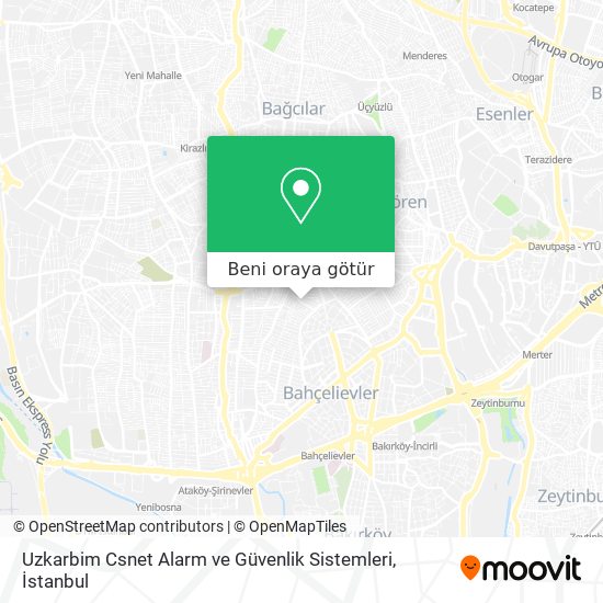 Uzkarbim Csnet Alarm ve Güvenlik Sistemleri harita