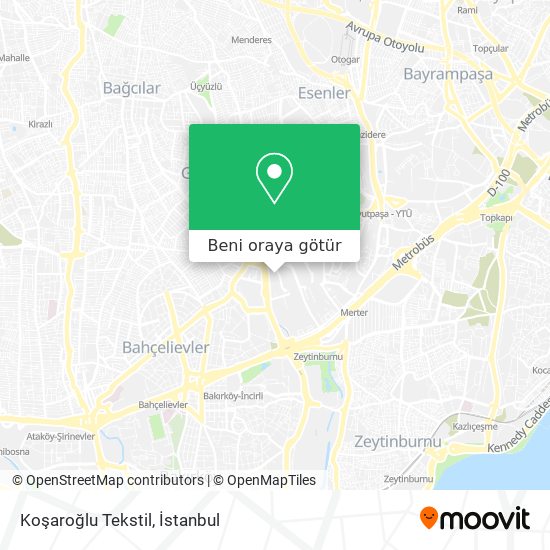 Koşaroğlu Tekstil harita