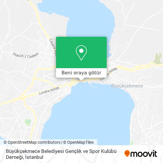 Büyükçekmece Belediyesi Gençlik ve Spor Kulübü Derneği harita