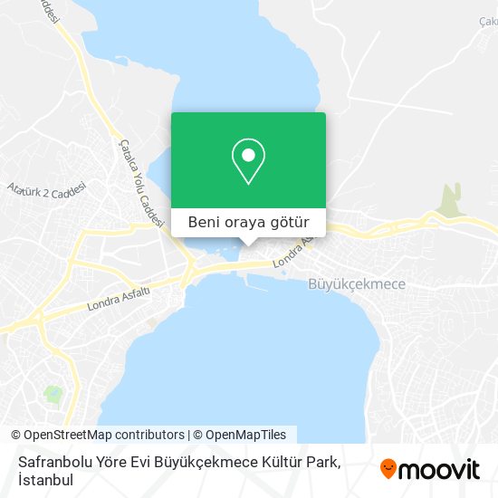 Safranbolu Yöre Evi Büyükçekmece Kültür Park harita