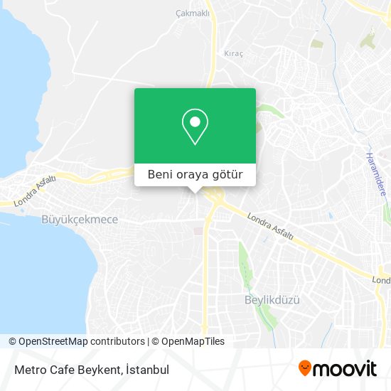 Metro Cafe Beykent harita