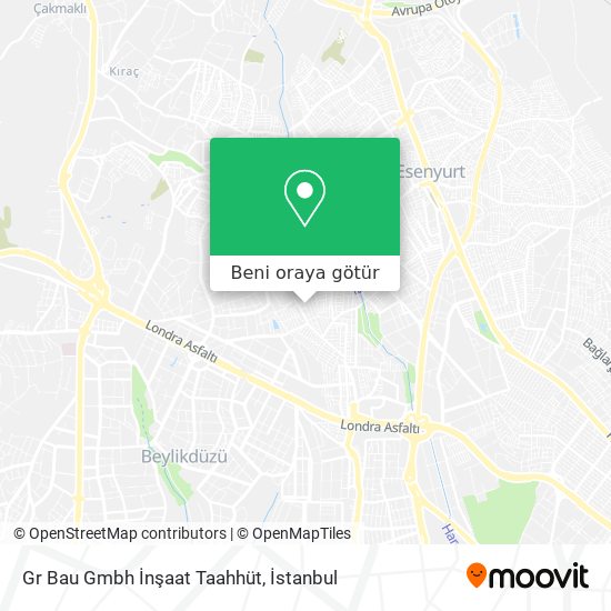Gr Bau Gmbh İnşaat Taahhüt harita