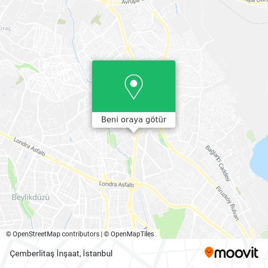 Çemberlitaş İnşaat harita