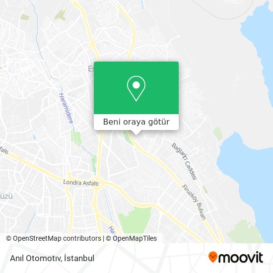 Anıl Otomotıv harita