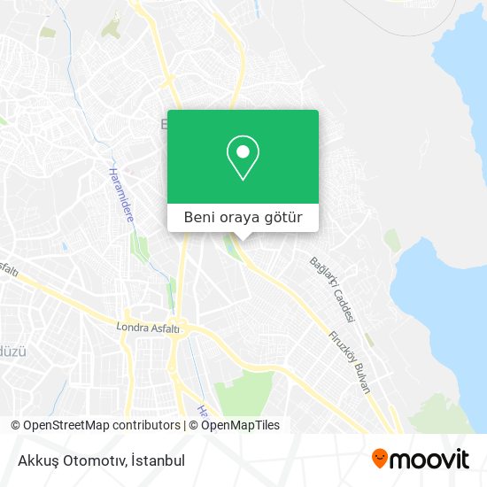 Akkuş Otomotıv harita