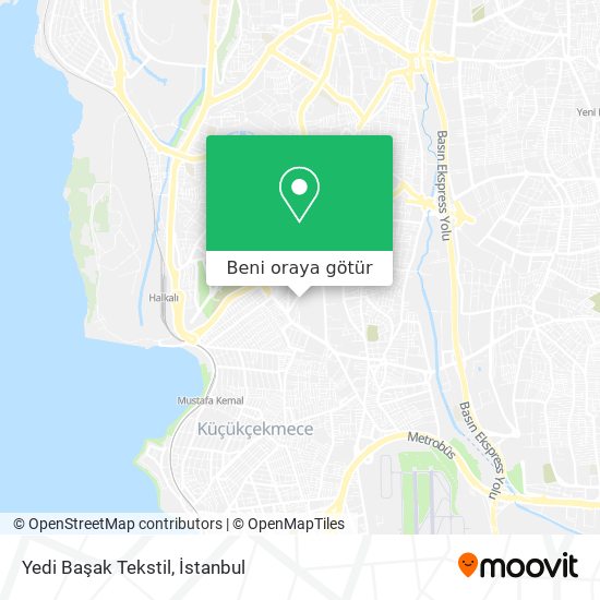 Yedi Başak Tekstil harita