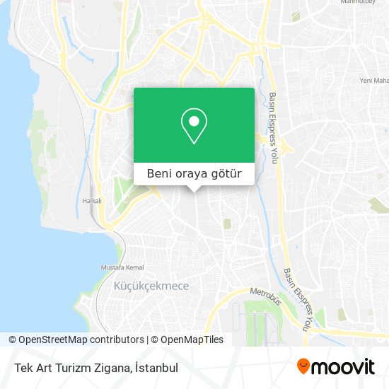 Tek Art Turizm Zigana harita
