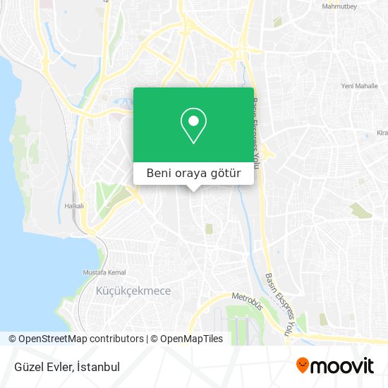 Güzel Evler harita