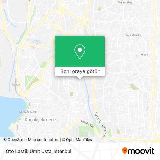 Oto Lastik Ümit Usta harita