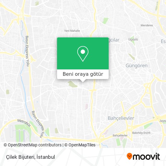 Çilek Bijuteri harita