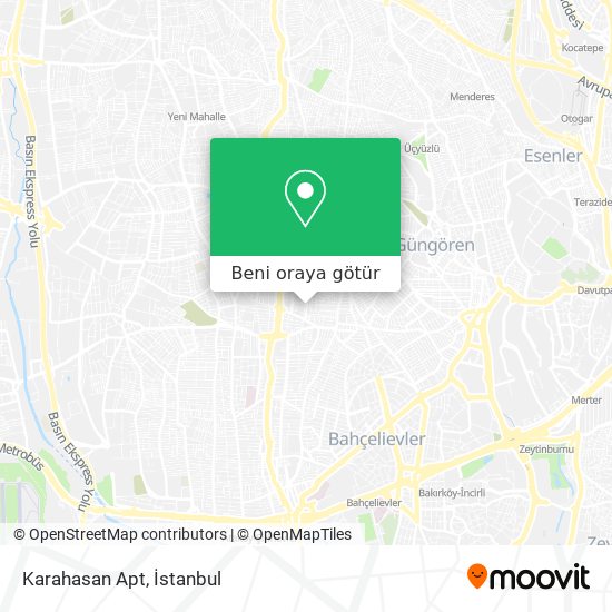 Karahasan Apt harita