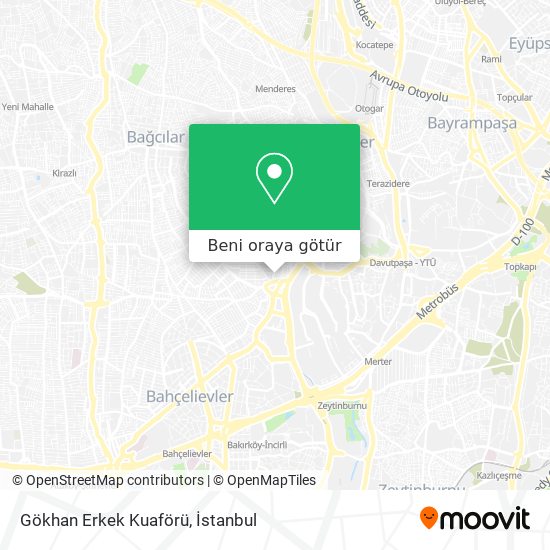 Gökhan Erkek Kuaförü harita
