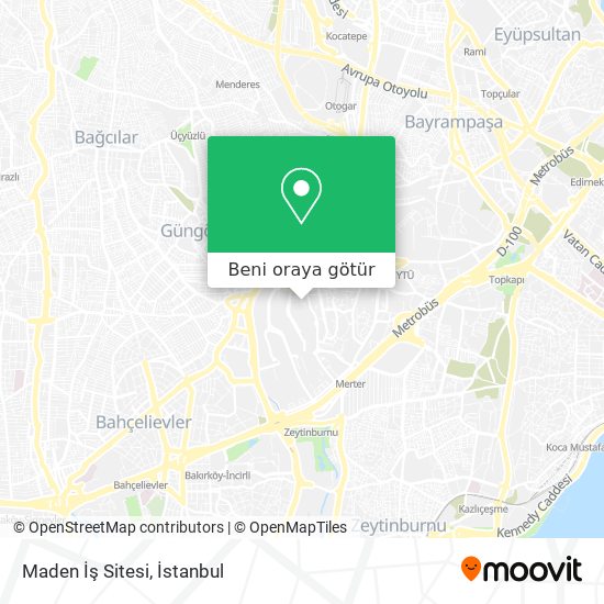 Maden İş Sitesi harita