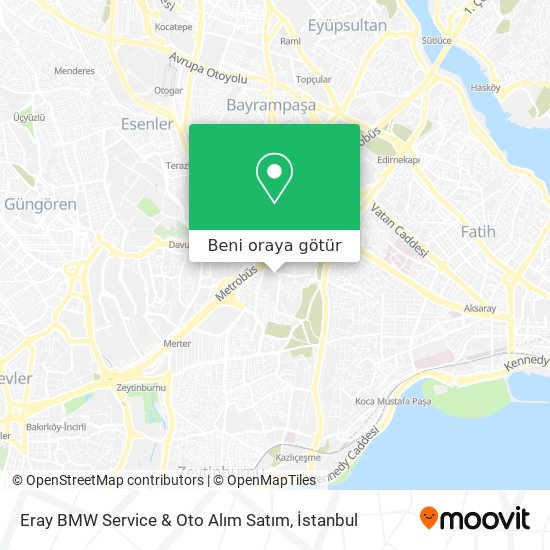 Eray BMW Service & Oto Alım Satım harita