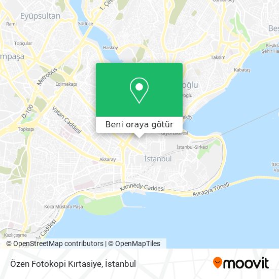 Özen Fotokopi Kırtasiye harita