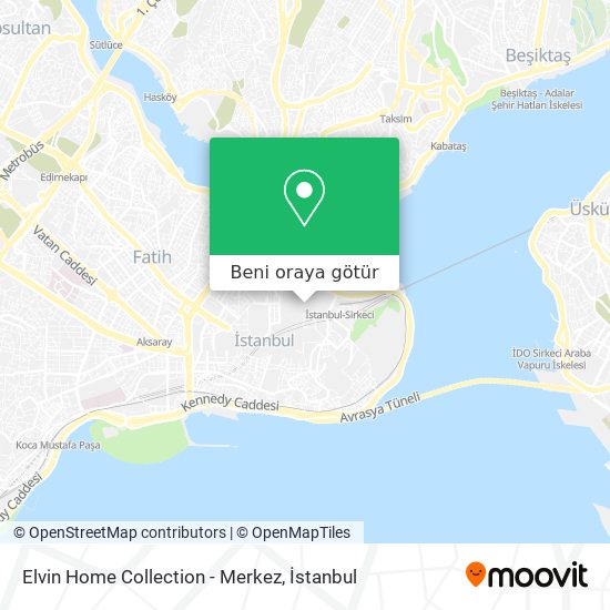 Elvin Home Collection - Merkez harita