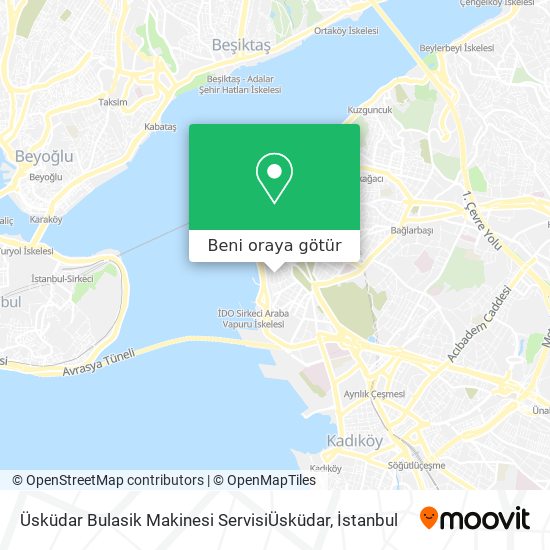 Üsküdar Bulasik Makinesi ServisiÜsküdar harita