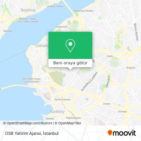OSB Yatirim Ajansi harita