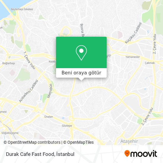 Durak Cafe Fast Food harita