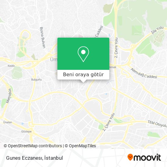 Gunes Eczanesı harita